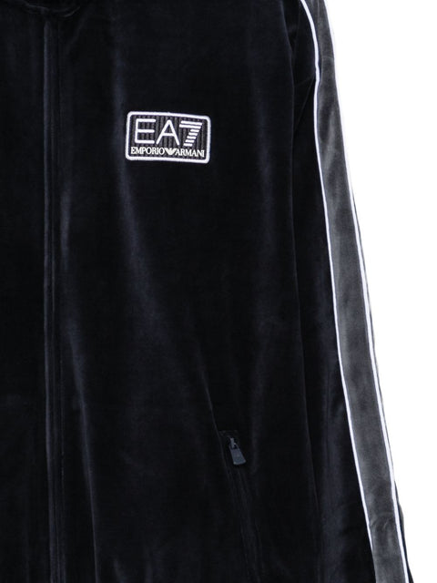 EA7 Logo zipped sweatshirt