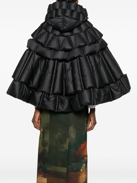 RAXXY Nylon puffer cape