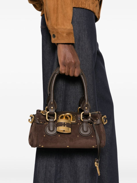 Chloé Paddington suede leather shoulder bag