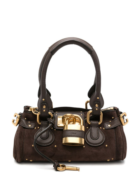 Chloé Paddington suede leather shoulder bag