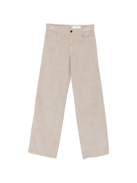 White Sand Cotton blend trousers