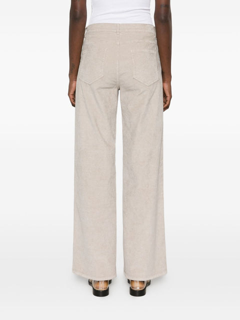 White Sand Cotton blend trousers