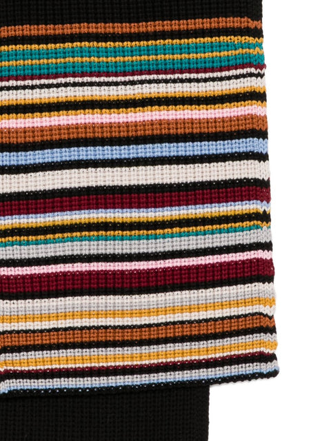 Paul Smith Signature Stripe wool scarf
