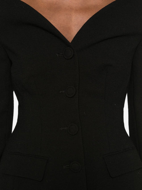 Self-portrait Jackets BLACK