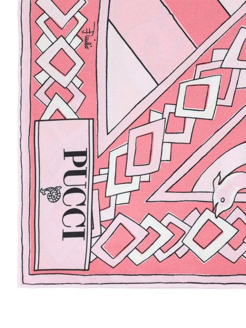 Pucci Printed silk foulard