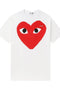 Comme Des Garcons Red Heart cotton t-shirt