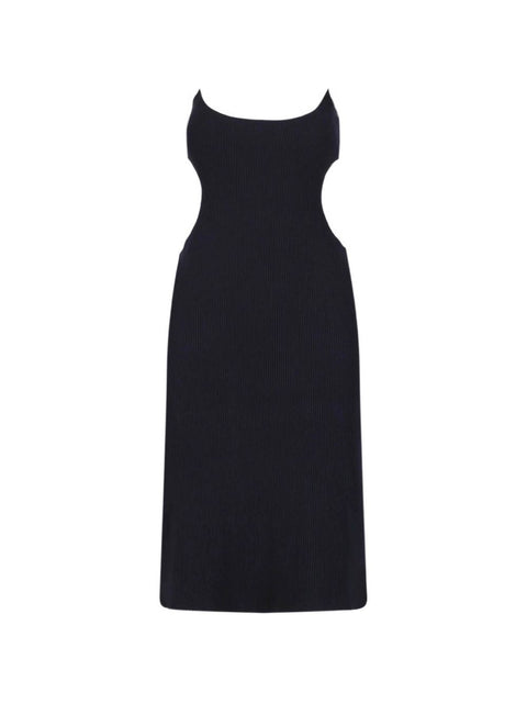 Marine Serre Moon cutout midi dress