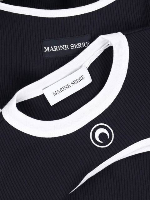 Marine Serre Moon cutout midi dress