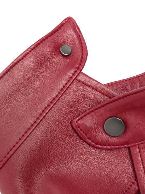 MRZ Faux leather collar