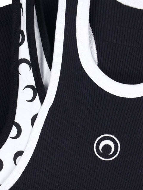 Marine Serre Moon layered tank top