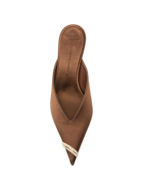 Giuseppe Zanotti Leather heeled mules