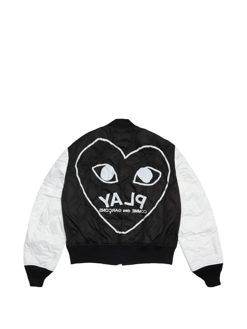 Comme Des Garcons Black Emblem bomber jacket