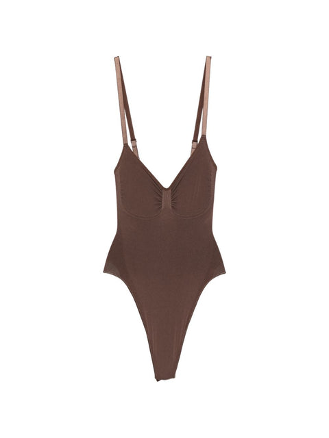 032C Seamless thong bodysuit
