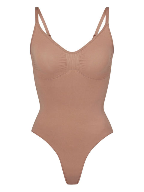 032C Seamless thong bodysuit