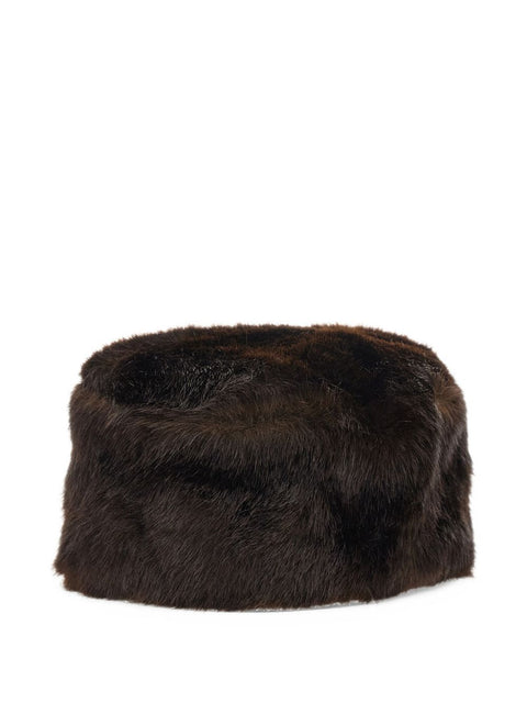 Stand Studio Ozzy faux leather hat