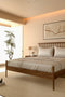 Mid Century Bed - American Solid Black Walnut