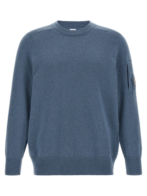 C.p. Company Blue Lens Sweater