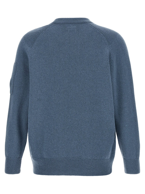 C.p. Company Blue Lens Sweater