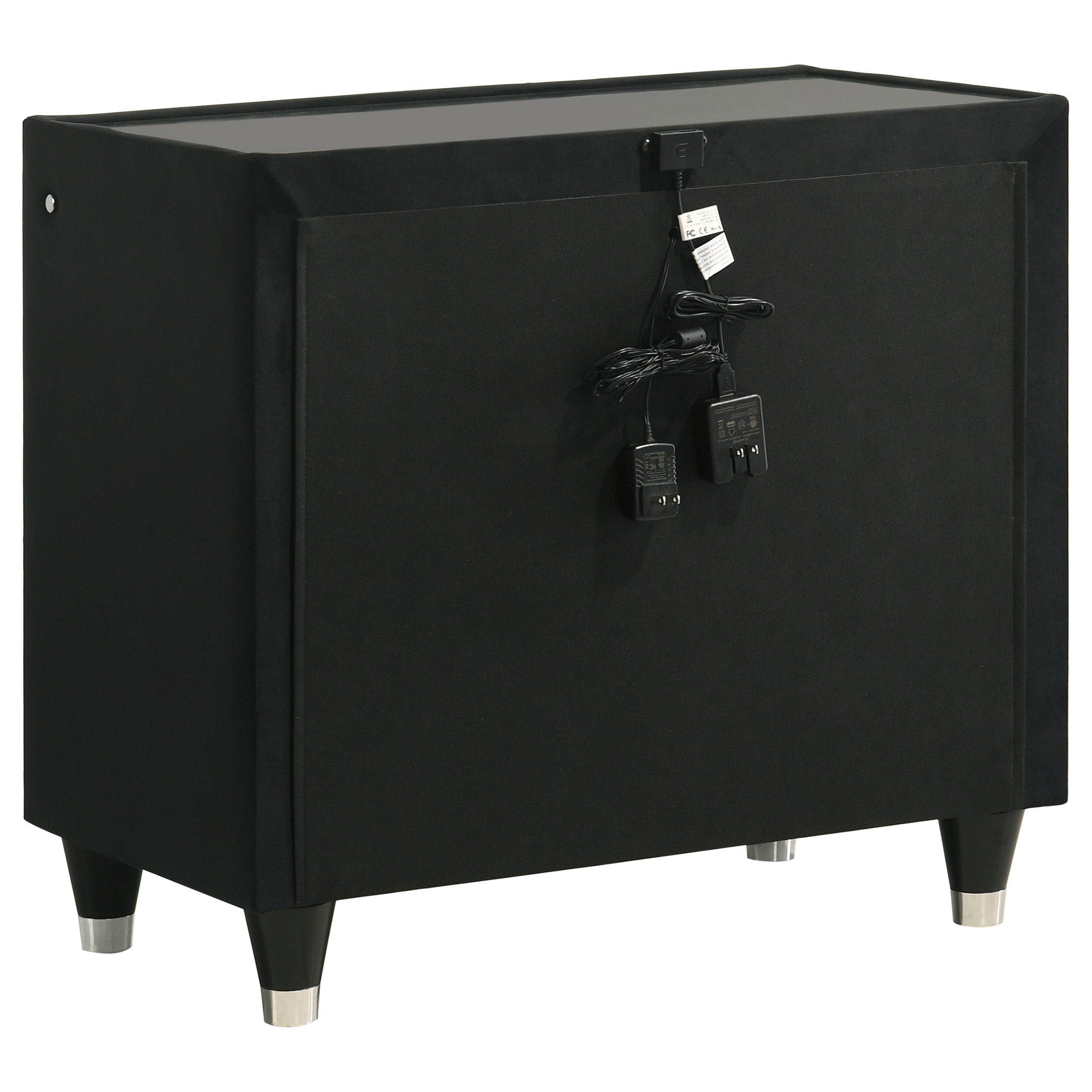 Lorient 4-piece Queen Bedroom Set Black