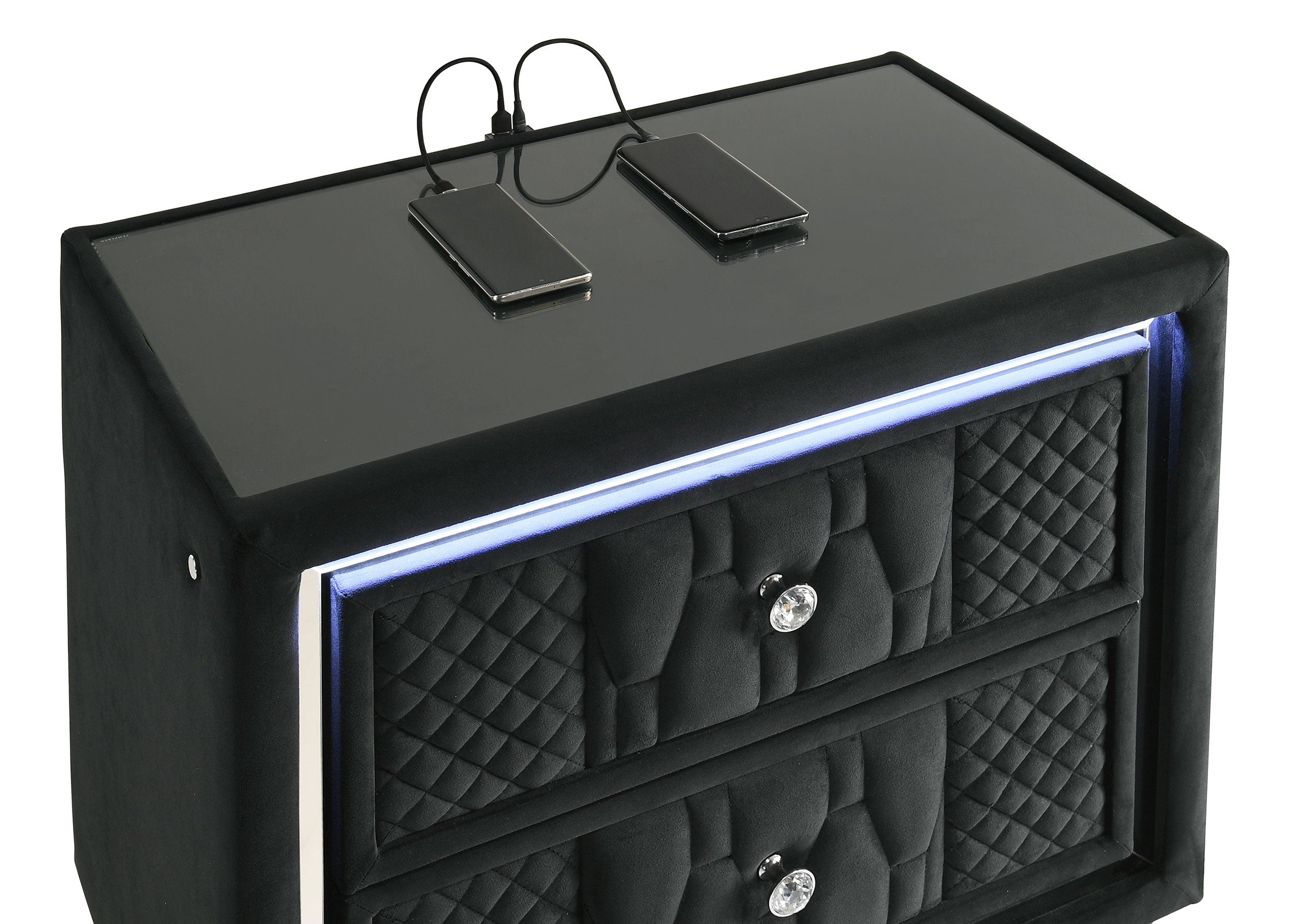 Lorient 4-piece Queen Bedroom Set Black