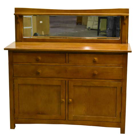 Pre-Order Mission Buffet Cabinet with Mirror - Michael's Cherry - 50"