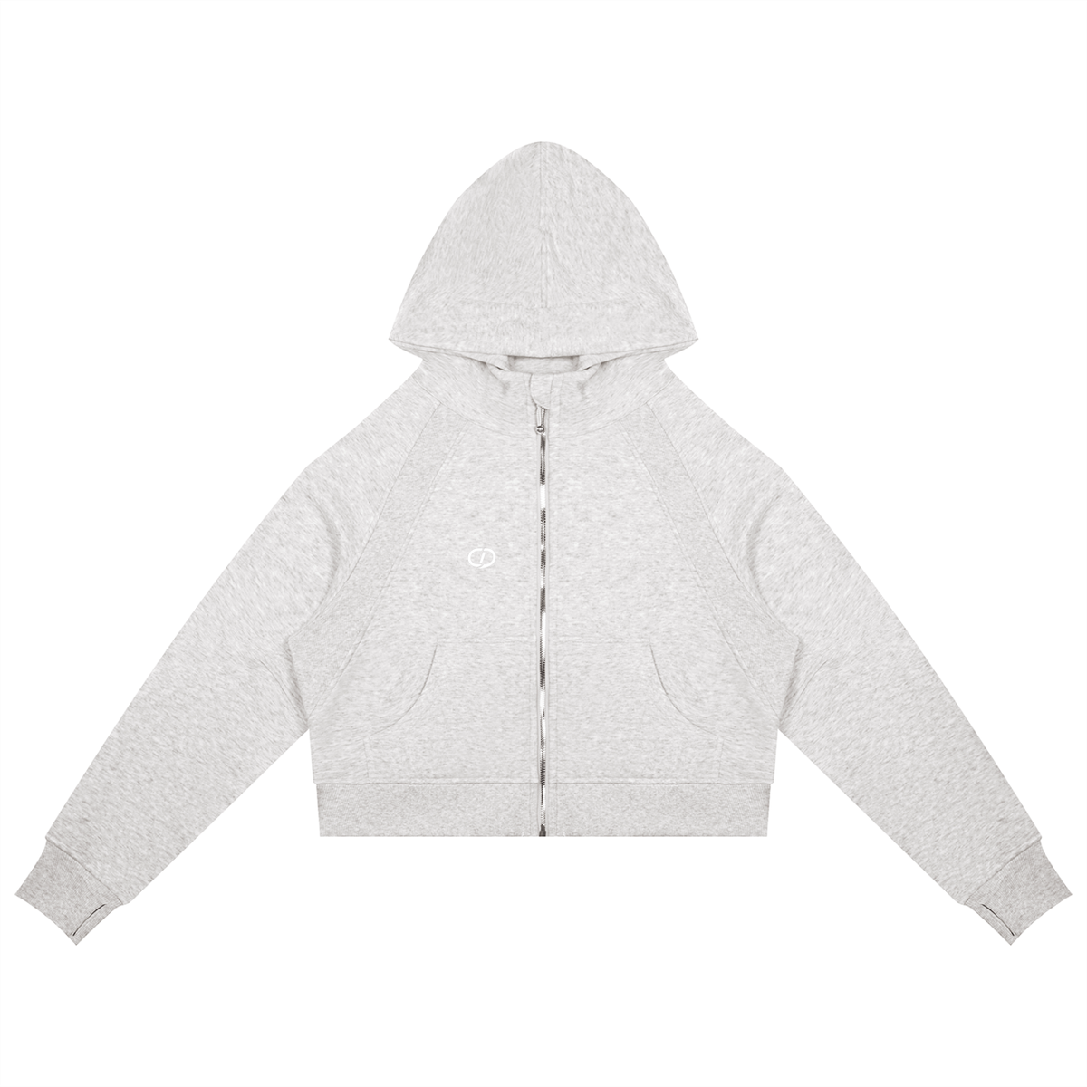 Cropped Zip Hood