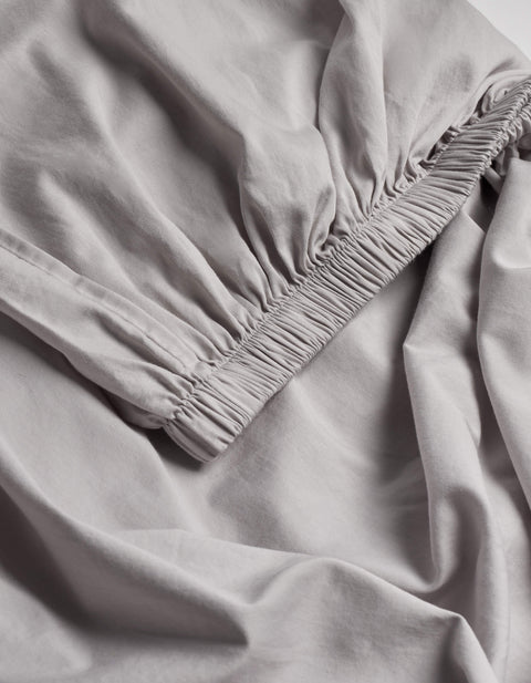 Soft-Wash Cotton Fitted Sheet