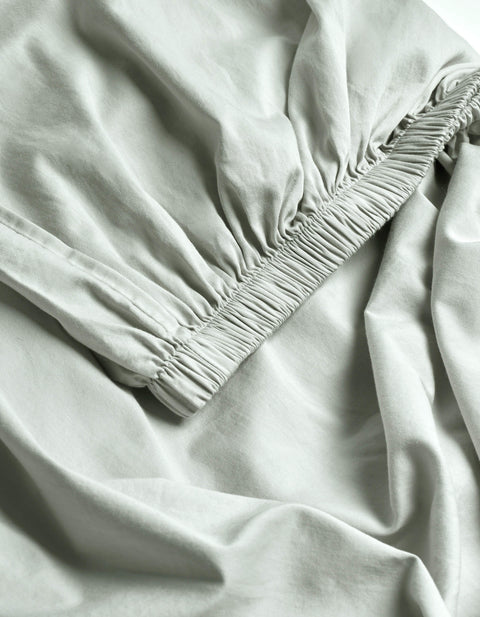 Soft-Wash Cotton Fitted Sheet