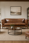 Kenmore Leather Sofa - Light Brown