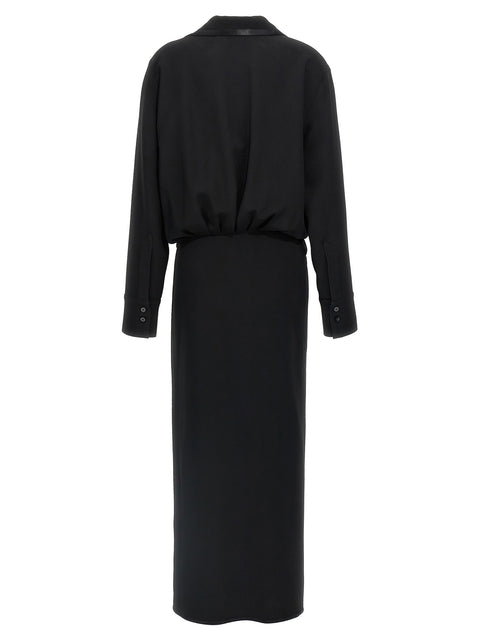The Attico Wrap Dress