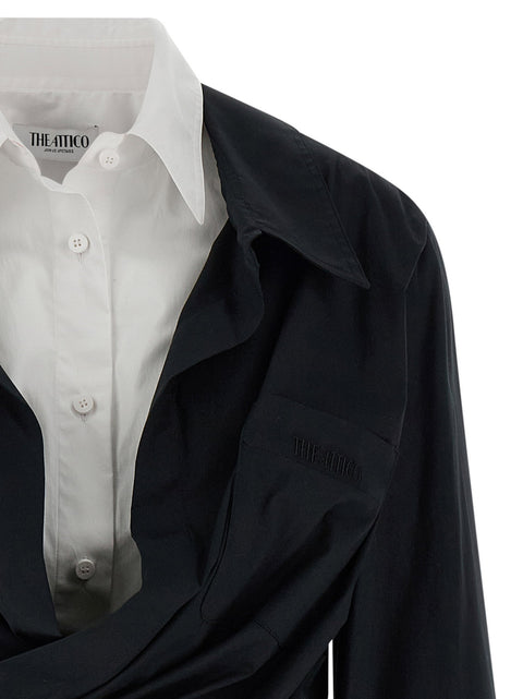The Attico Double Layer Shirt Dress