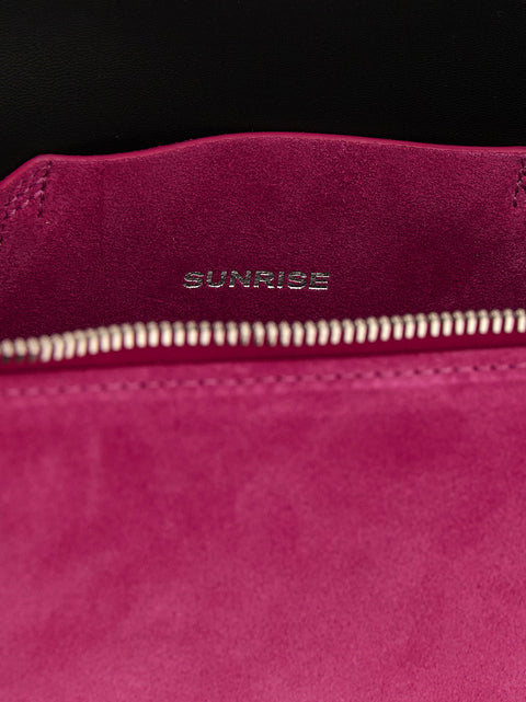 The Attico Sunrise Fuchsia Shoulder Bag