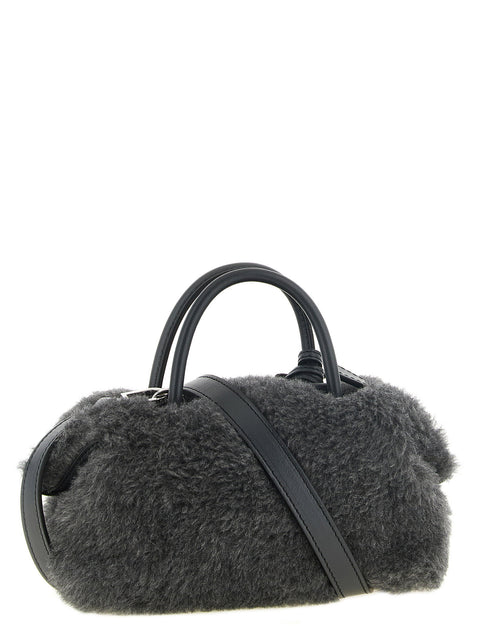 Max Mara Small Grey Teddy Holdals Top Case