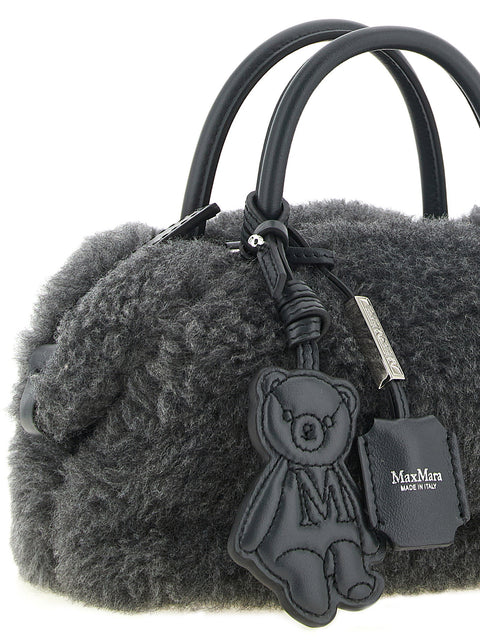 Max Mara Small Grey Teddy Holdals Top Case