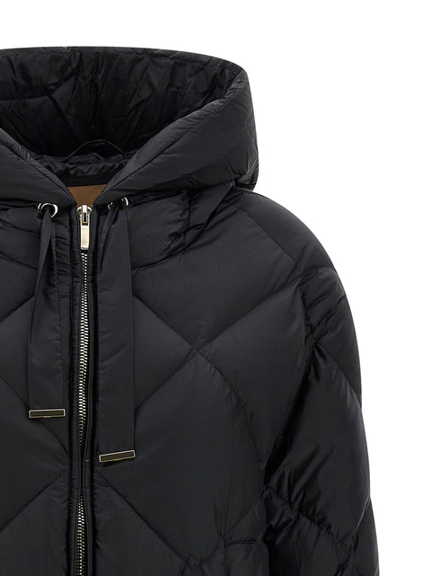 Max Mara The Cube Black Trefe Down Jacket