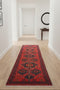 Terkaman Tribal Afghan Oriental Rug, size 2' 6" x 9' 7"  (C)