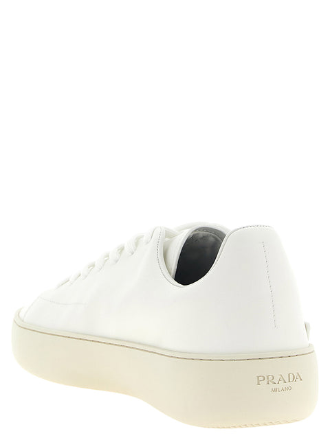 Prada White Court Sneakers