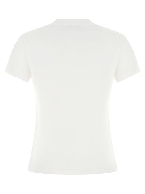 Off White Logo Embroidery T-shirt