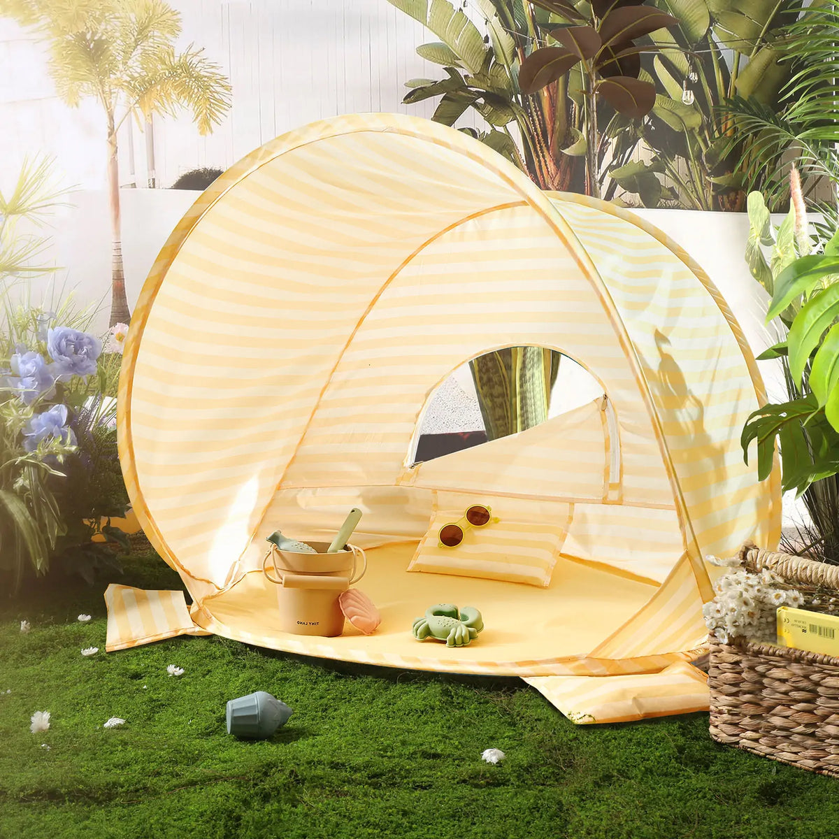 Tiny Land® One-Stop Beach Toy & Tent Set