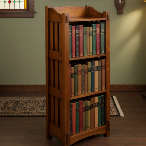 Mission / Arts and Crafts Style Open Bookcase - Model 5284