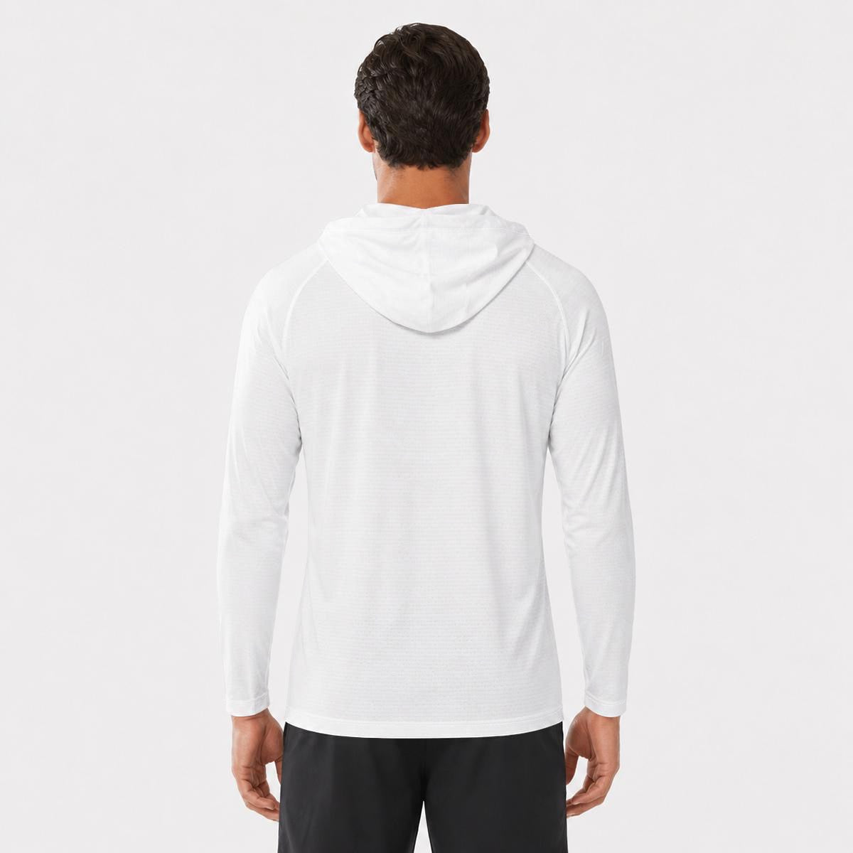 All-Over Print Men's Sun Protection Hooded Sport Top
