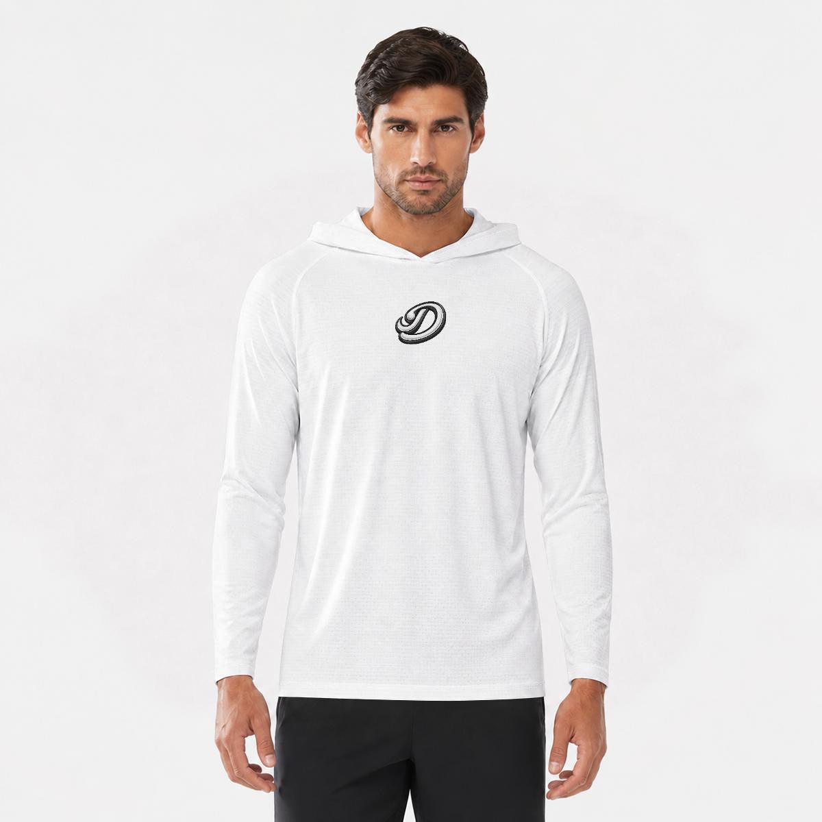 All-Over Print Men's Sun Protection Hooded Sport Top