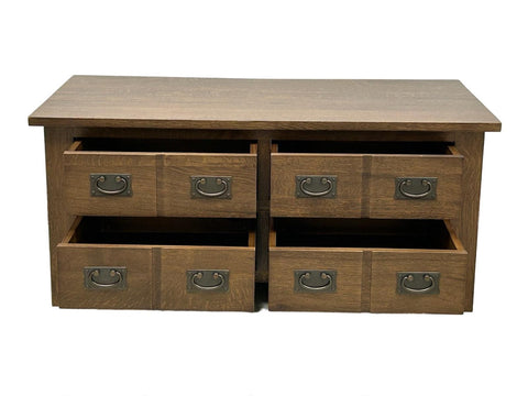 Mission 8 Drawer Coffee Table