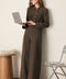 HERITAGE CHARM BELTED WIDE LEG PANTS