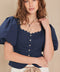 NEVER ORDINARY WOVEN TOP