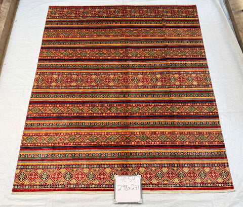 Hand-Knotted Vegetable Dye Bakhtiar Rug from Pakistan,  8' x 10'