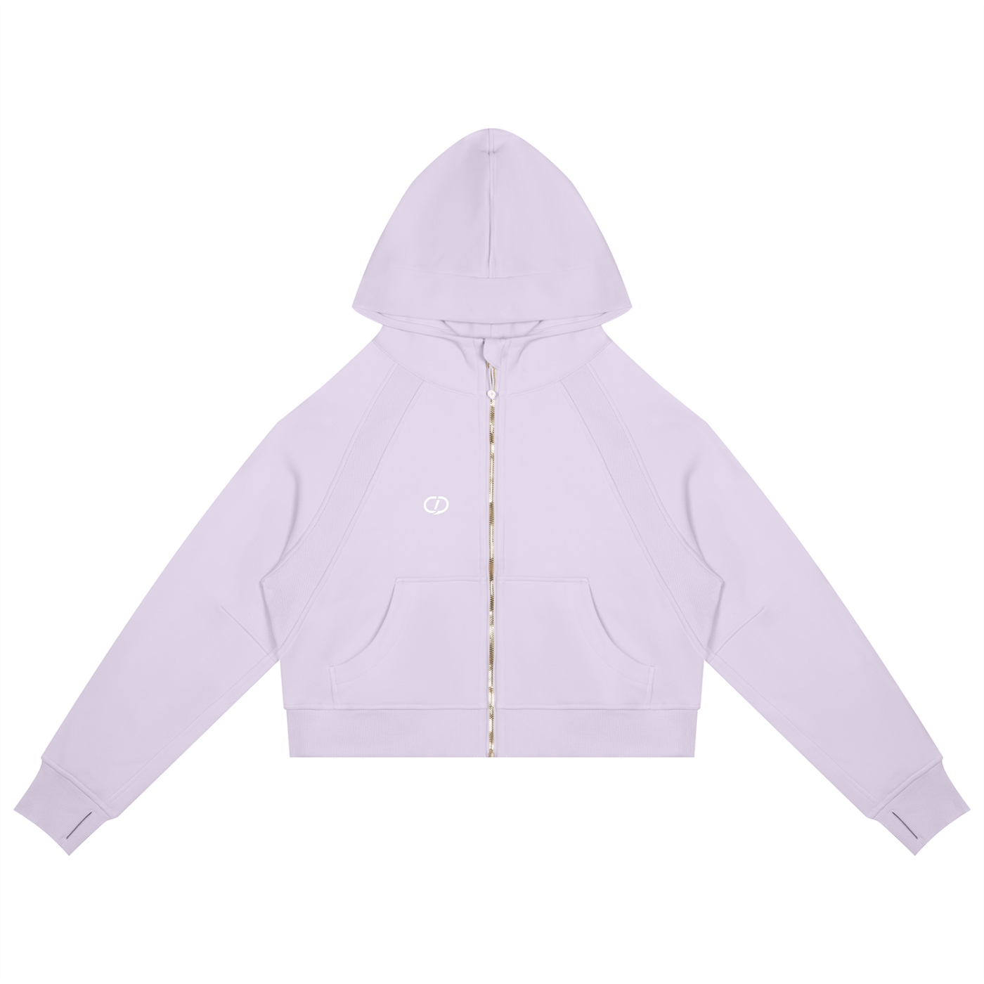 Cropped Zip Hood