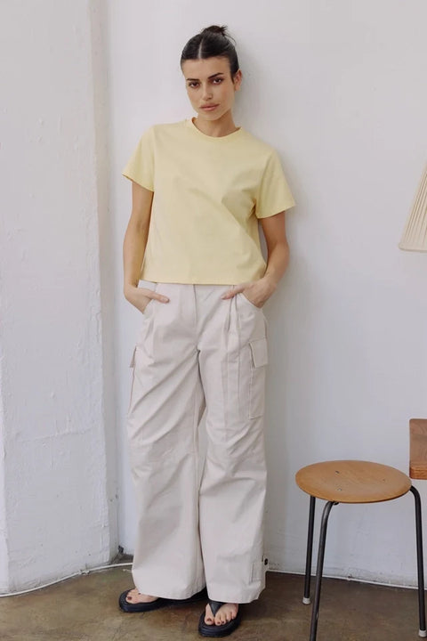 The Lanie Top | Everyday Cotton T-Shirt BUTTER