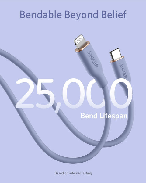 Anker 641 USB-C to Lightning Cable (Flow, Silicone)