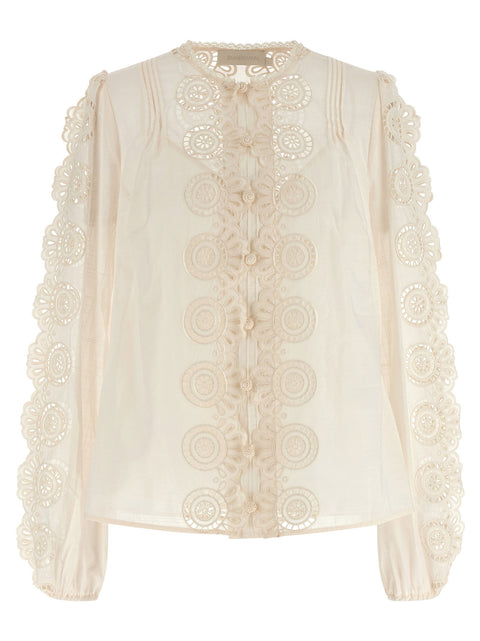 Zimmermann Lucky Embroidered Blouse